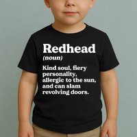 Funny Redhead Definition Ginger Red Hair MC1R Gene Toddler T-Shirt