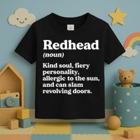 Funny Redhead Definition Ginger Red Hair MC1R Gene Toddler T-Shirt
