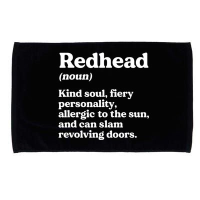 Funny Redhead Definition Ginger Red Hair MC1R Gene Microfiber Hand Towel