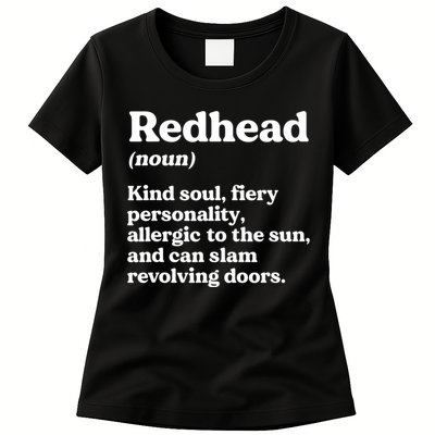 Funny Redhead Definition Ginger Red Hair MC1R Gene Womens T-Shirt