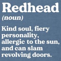 Funny Redhead Definition Ginger Red Hair MC1R Gene Garment-Dyed Sweatshirt