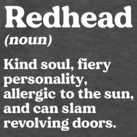 Funny Redhead Definition Ginger Red Hair MC1R Gene Vector Backpack