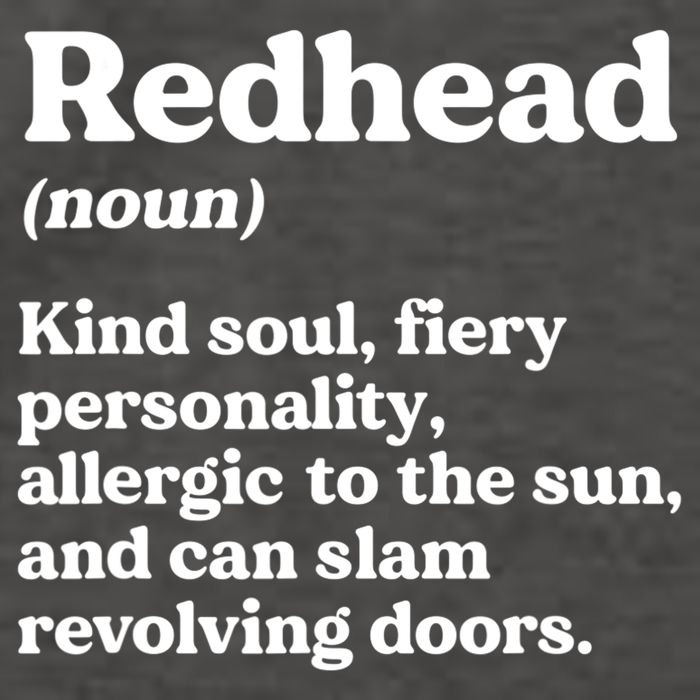 Funny Redhead Definition Ginger Red Hair MC1R Gene Vector Backpack
