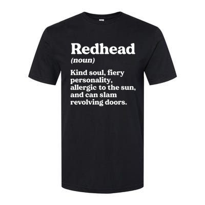 Funny Redhead Definition Ginger Red Hair MC1R Gene Softstyle CVC T-Shirt