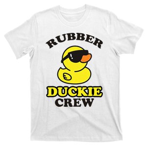 Funny Rubber Duck Yellow Duckie Crew Bath Ducks Duckling Toy T-Shirt