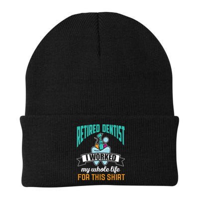 Funny Retired Dentist For This Humor Dentist Retirement Gift Beanie