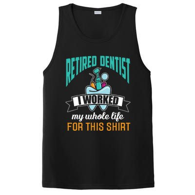 Funny Retired Dentist For This Humor Dentist Retirement Gift PosiCharge Competitor Tank