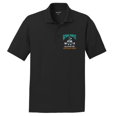 Funny Retired Dentist For This Humor Dentist Retirement Gift PosiCharge RacerMesh Polo