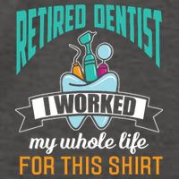 Funny Retired Dentist For This Humor Dentist Retirement Gift Vector Backpack
