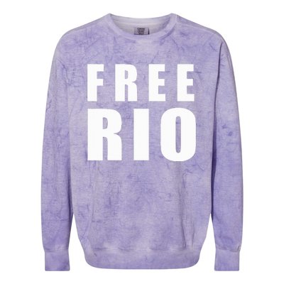 Free Rio Da Yung Og Fans Colorblast Crewneck Sweatshirt