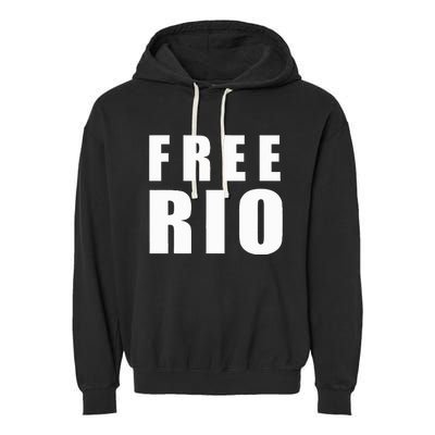 Free Rio Da Yung Og Fans Garment-Dyed Fleece Hoodie