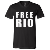 Free Rio Da Yung Og Fans V-Neck T-Shirt