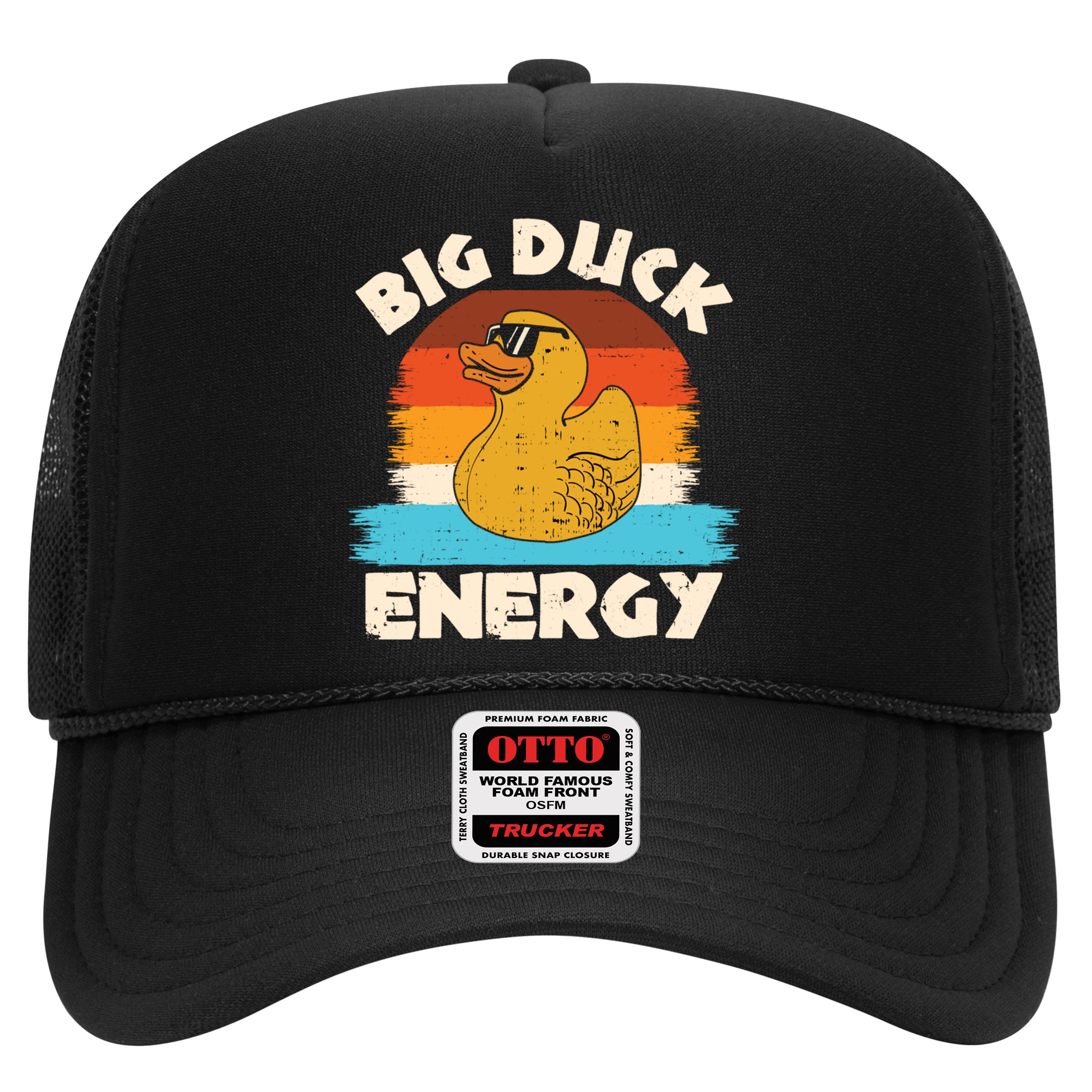 Funny Rubber Duck Gift I Big Duck Energy Vintage Duck Lover Cute Gift Hat