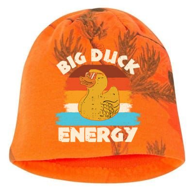 Funny Rubber Duck Gift I Big Duck Energy Vintage Duck Lover Cute Gift Kati - Camo Knit Beanie