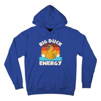 Funny Rubber Duck Gift I Big Duck Energy Vintage Duck Lover Cute Gift Hoodie