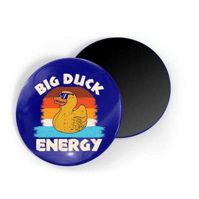 Funny Rubber Duck Gift I Big Duck Energy Vintage Duck Lover Cute Gift Magnet