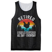 Funny Retired Definition Retirement Plan Raising Chickens Mesh Reversible Basketball Jersey Tank