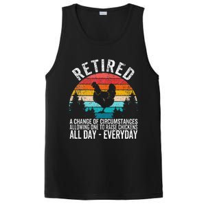 Funny Retired Definition Retirement Plan Raising Chickens PosiCharge Competitor Tank