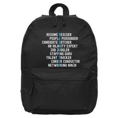 Funny Recruiter Definitions With Job Responsibilities 16 in Basic Backpack