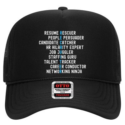 Funny Recruiter Definitions With Job Responsibilities Trucker Hat