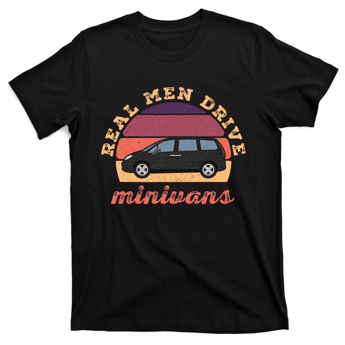 Funny Real Drive Minivans Vintage Graphic Van Gift Ideas T-Shirt