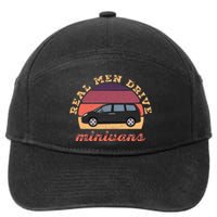 Funny Real Drive Minivans Vintage Graphic Van Gift Ideas 7-Panel Snapback Hat