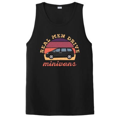 Funny Real Drive Minivans Vintage Graphic Van Gift Ideas PosiCharge Competitor Tank