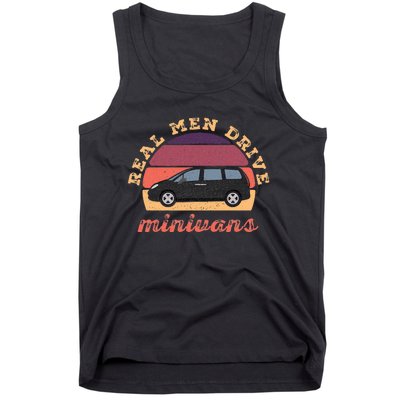 Funny Real Drive Minivans Vintage Graphic Van Gift Ideas Tank Top