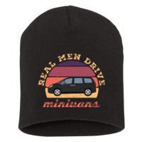 Funny Real Drive Minivans Vintage Graphic Van Gift Ideas Short Acrylic Beanie