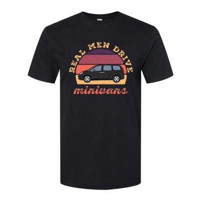 Funny Real Drive Minivans Vintage Graphic Van Gift Ideas Softstyle CVC T-Shirt