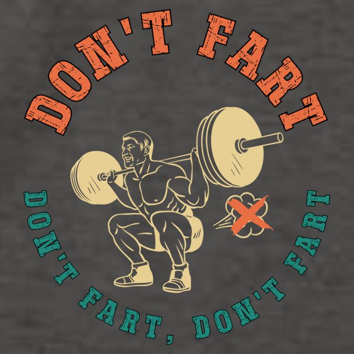 Funny Retro DonT Fart DonT Fart Powerlifting Weightlifting Gift Vector Backpack