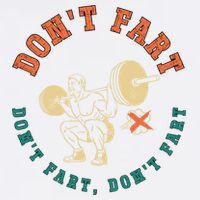 Funny Retro DonT Fart DonT Fart Powerlifting Weightlifting Gift Garment-Dyed Sweatshirt