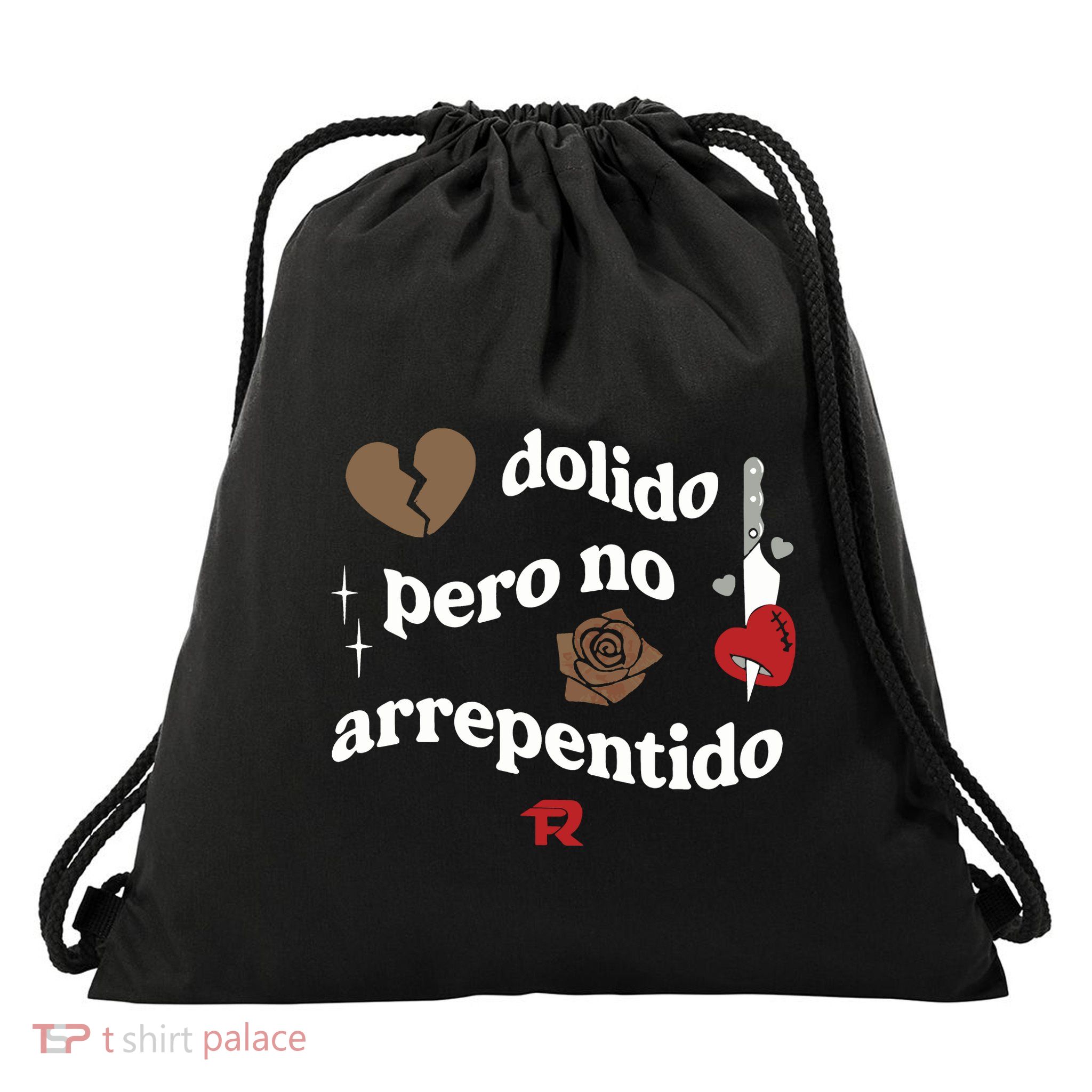 Fuerza Regida Dolido Pero No Arrepentido Limited Drawstring Bag