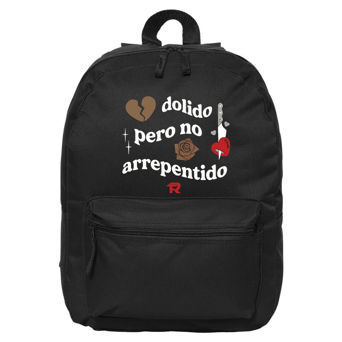 Fuerza Regida Dolido Pero No Arrepentido Limited 16 in Basic Backpack