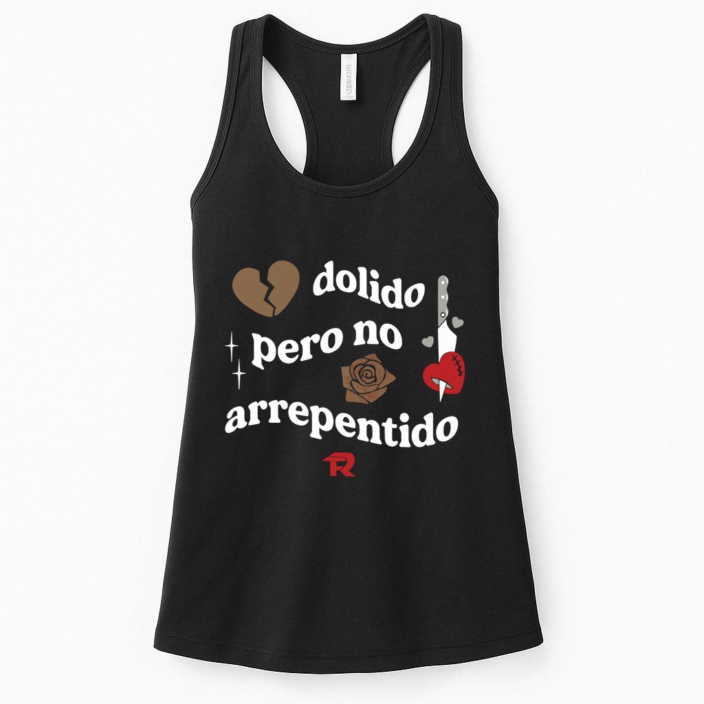 Fuerza Regida Dolido Pero No Arrepentido Limited Womens Tank Top