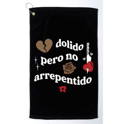 Fuerza Regida Dolido Pero No Arrepentido Limited Golf Towel