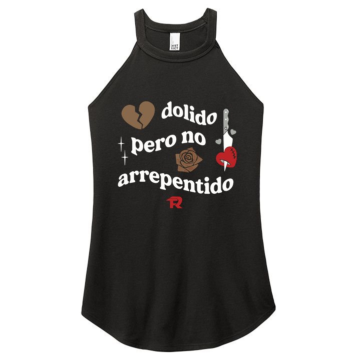 Fuerza Regida Dolido Pero No Arrepentido Limited Women's Perfect Tri Rocker Tank
