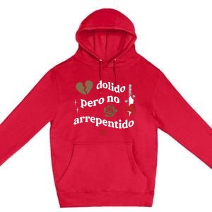 Fuerza Regida Dolido Pero No Arrepentido Limited Premium Pullover Hoodie