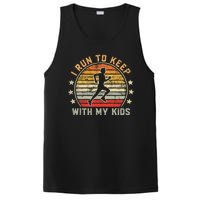 Funny Runner Dad Running Dad I Run To Keep Up With My PosiCharge Competitor Tank