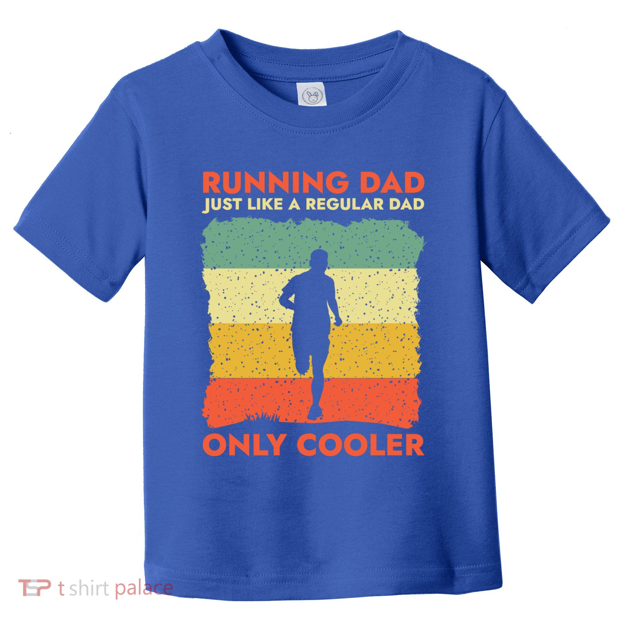 Funny Running Dad Marathon Runner Coach Marathoner Gift Toddler T-Shirt