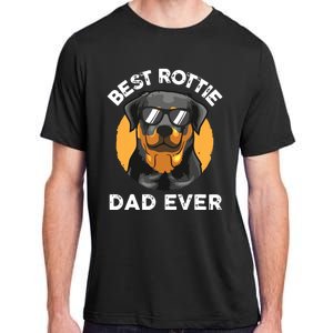 Funny Rottweiler Dad Design For Men Grandpa Rottie Dad Quote Adult ChromaSoft Performance T-Shirt