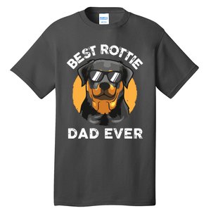 Funny Rottweiler Dad Design For Men Grandpa Rottie Dad Quote Tall T-Shirt