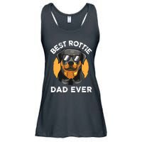 Funny Rottweiler Dad Design For Men Grandpa Rottie Dad Quote Ladies Essential Flowy Tank