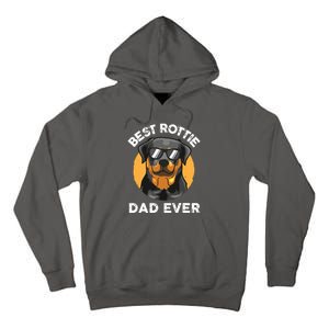 Funny Rottweiler Dad Design For Men Grandpa Rottie Dad Quote Tall Hoodie