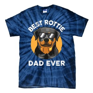 Funny Rottweiler Dad Design For Men Grandpa Rottie Dad Quote Tie-Dye T-Shirt