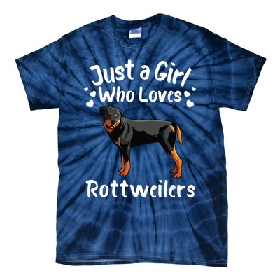 Funny Rottweiler Designs For Girl Women Kids Rott Pet Lover Tie-Dye T-Shirt