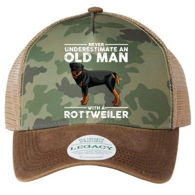 Funny Rottweiler Designs For Men Dad Grandpa Rottie Lovers Legacy Tie Dye Trucker Hat
