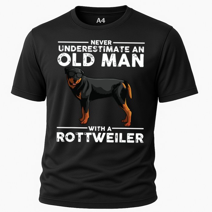 Funny Rottweiler Designs For Men Dad Grandpa Rottie Lovers Cooling Performance Crew T-Shirt