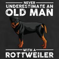 Funny Rottweiler Designs For Men Dad Grandpa Rottie Lovers Adult Drive Performance Visor