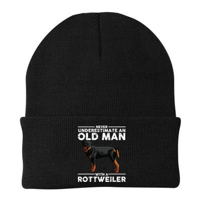 Funny Rottweiler Designs For Men Dad Grandpa Rottie Lovers Beanie